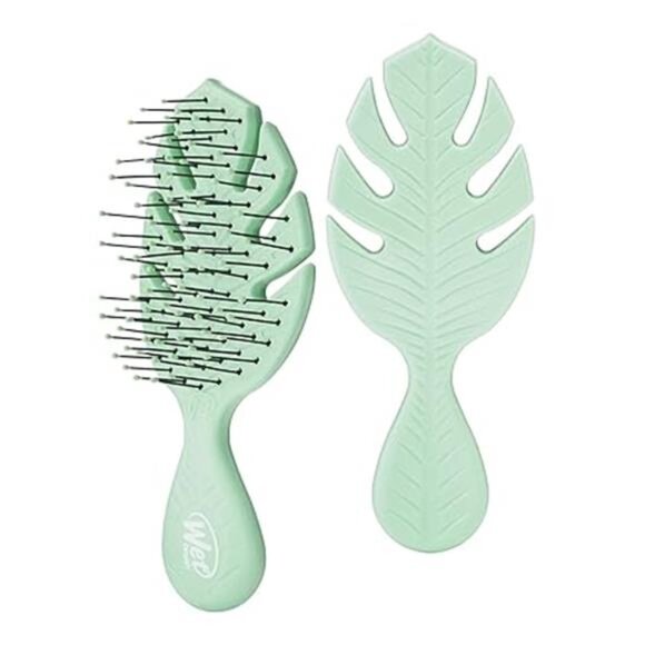 Wet Brush Go Green Mini Detangler, Green - Detangling Travel Hair Brush - Picture 14 of 14